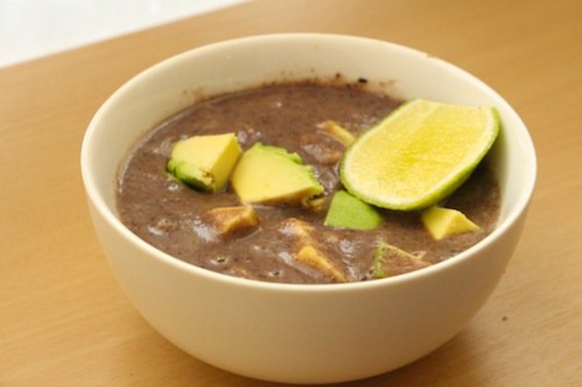 black bean soup